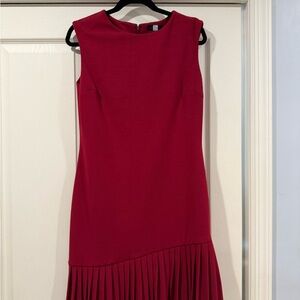 Saks Fifth Avenue Asymmetrical Red Dress